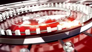 Red Globe Breaking News Intro Stock Motion Graphics 