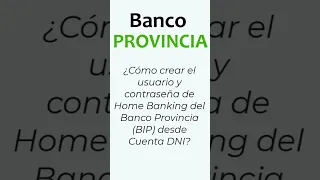 Download ¿Cómo crear el usuario y contraseña -Bip Móvil- del Banco Provincia desde Cuenta DNI MP3