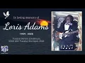 Loris Adams Funeral Service Livestream