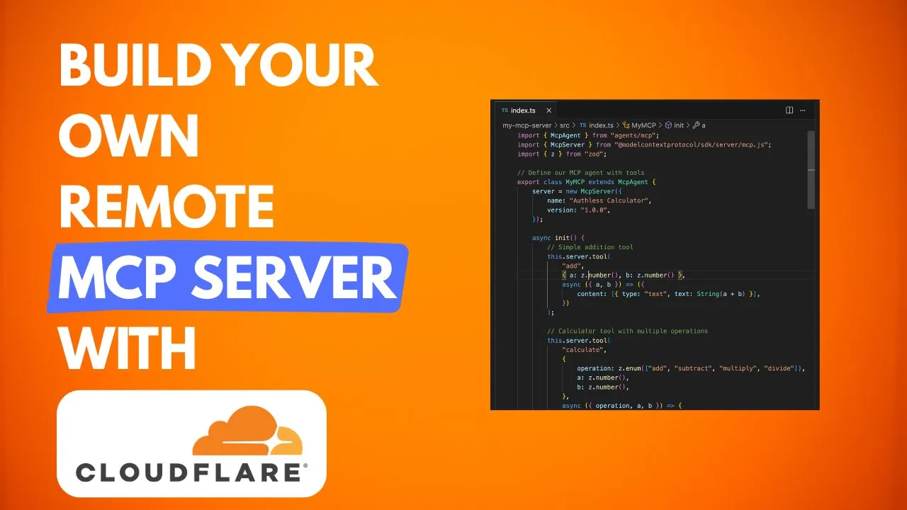 Build your own remote MCP Server with Cloudflare