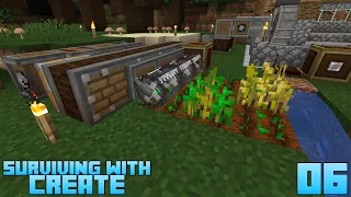 Surviving With Create E06 - Mechanical Harvester Farm