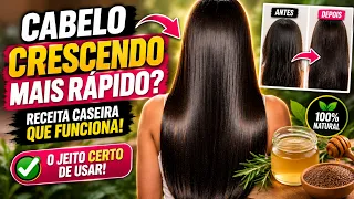 QUER O CABELO CRESCENDO MAIS RÁPIDO? APRENDA O JEITO CERTO DE USAR ESSA RECEITA CASEIRA!