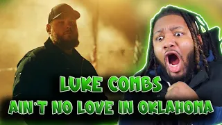 luke combs ain t no love in oklahoma reaction 