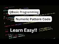 QBasic Numeric Pattern Easy Code