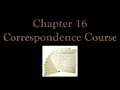 16 Correspondence Course