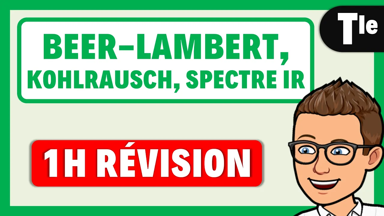 MÉTHODES PHYSIQUES ✅ Dosages, Beer-Lambert, Kohlrausch, ... 🔥 Terminale spécialité