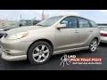 Rialto LKQ Pick a Part Matrix junk yard parts hunt 21 Hatch cover Lexus Horns