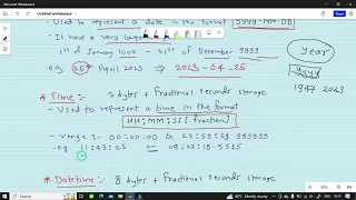 DATE DATETIME TIMESTAMP BLOB More Useful Datatypes in SQL Section 4 SQL Tutorial PART 28