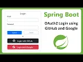 Download Lagu Add OAuth2 Authentication to Spring Boot using Github and Google Providers | Add Social Login