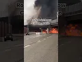 Route 8 in Cleveland Ohio highway fire Ohio