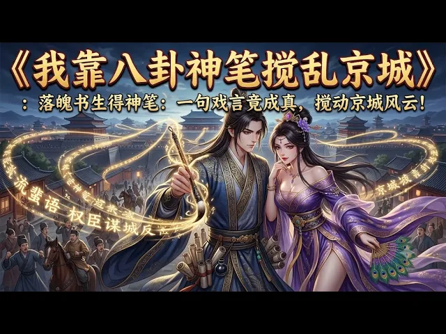 我靠八卦神笔搅乱京城：落魄书生得神笔：一句戏言竟成真，搅动京城风云