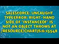 Uncaught TypeError Right-hand side of instanceof is not an object throws at