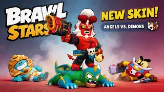 DOMINATING Brawl Stars Showdown with Max Level Brawlers | BRAWL STAR NEW SKIN