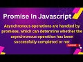 Promise in javascript in Hindi