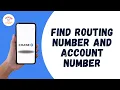 HOW TO FIND YOUR CHASE BANK ROUTING NUMBER AND ACCOUNT NUMBER