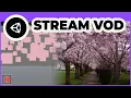 Command Buffers and Eldritch Shader Bugs Falling Cherry Blossoms 1 Unity Game Dev Livestream