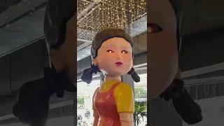 A Giant Doll From The TV Series Playing Squid In Real Life Shorts Playingsquid Technology 