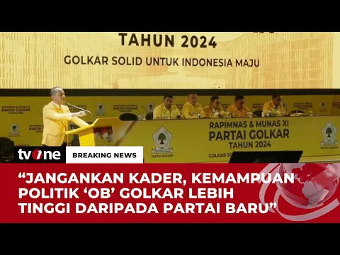 Resmi Terpilih Jadi Ketua Umum, Bahlil Sampaikan Visi Misi di Munas Golkar