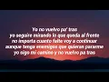 No Vuelvo pa' trás - Funky feat. Alex Campos (Letra)