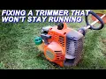 Fixing A Husqvarna Trimmer That Won t Stay Running