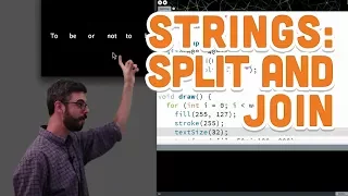 13 2 Strings Split and Join - Processing Tutorial
