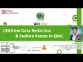 QlikView Administration QMC QlikView Data Reduction Section Access
