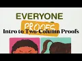 Everyone Proofs - Intro to Two-Column Proofs Geometry Help