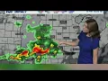 Showers and thunderstorms return Tuesday evening