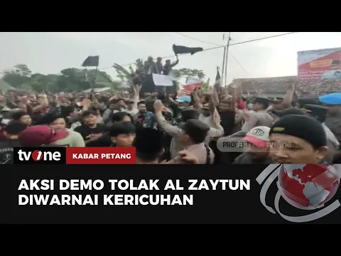 Demo di Ponpes Al Zaytun Ricuh, Massa Terobos Barikade