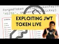 Exploiting JWT Token Live Example And Explanation JWT Token Modifying Algorithm RS256 To HS256