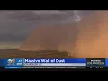 6 000 foot high wall of dust passes through Chandler Arizona