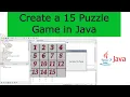 Create a 15 Puzzle Game in Java-Game of Fifteen in Java 15 - Fifteen