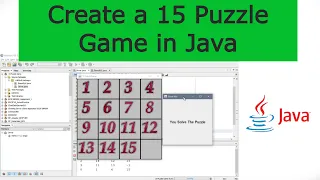 Create a 15 Puzzle Game in Java-Game of Fifteen in Java 15 - Fifteen