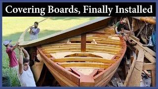 Covering Boards, Finally Installed – Episode 225 – Acorn to Arabella: Journey of a Wooden Boat