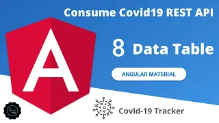 Angular Material Data table Consume Covid19 REST API javatechie