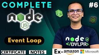 Lecture 6 Event Loop and Async Code NodeJS Complete Course in Hindi Notes Certification