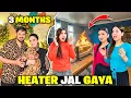 Room Ka Heater Jaal Gaya😱😰|Anaviya Ki 3rd Month Birthday Celebration🥳🎉|Sab Bhot Paryshan💔|Sistrology