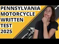 Pennsylvania DMV Motorcycle Written Test 2025 60 Questions with Explained Answers