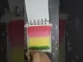 Lagu Colorful Sunset Mini Painting | Aesthetic Art Video #shorts #shortvideo #painting #acrylicpainting