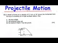 Projectile Motion Practice problems