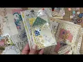 Eclectic Summer Cottage Junk Journal Embellishment Packs TN journal and kit share