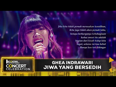 Download MP3 Ghea Indrawari - Jiwa Yang Bersedih | INDONESIAN TELEVISION AWARDS CONCERT CELEBRATION 2023