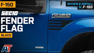2015-2020 F150 SEC10 Fender Flag - Black Review Install