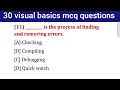 top 30 mcq questions on visual basics visual basic mcq questions