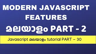 Es6 malayalam tutorial part2 spead operator javascript classes