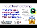 Troubleshooting PyCharm Code Completion Isn t Suggesting Code from my Libraries CircuitPython