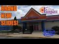 BRAND NEW Slides at The Funplex in Mount Laurel New Jersey Checking out the rides at Funplex Vlog