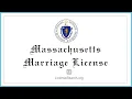 Massachusetts Marriage License - What You need to get started