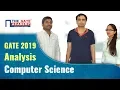 GATE 2019 CSE Paper Analysis Answer Key Question Paper