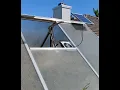 Greenhouse 12v solar powered cooling fan